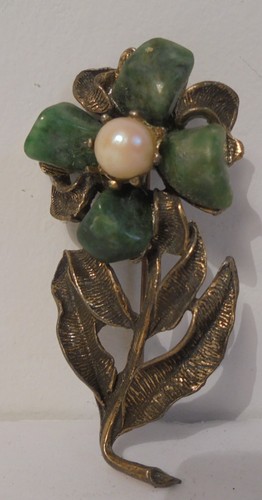 Vintage hob gold green - gold, w/